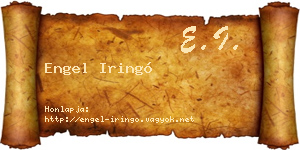 Engel Iringó névjegykártya